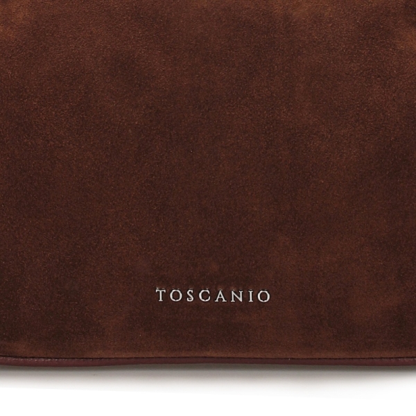 Toscanio TOS F270 BRĄZ D21 torebka damska skórzana brązowa