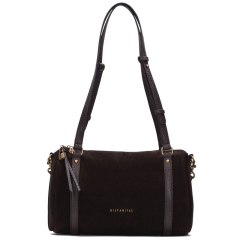 Hispanitas BI264936 SUEDE-I26 ESPRESSO torebka damska czekoladowa