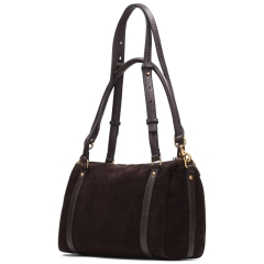 Hispanitas BI264936 SUEDE-I26 ESPRESSO torebka damska czekoladowa
