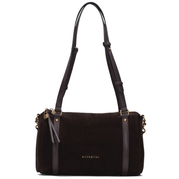 Hispanitas BI264936 SUEDE-I26 ESPRESSO torebka damska czekoladowa