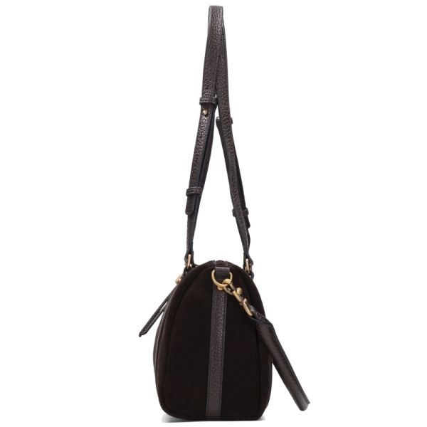 Hispanitas BI264936 SUEDE-I26 ESPRESSO torebka damska czekoladowa