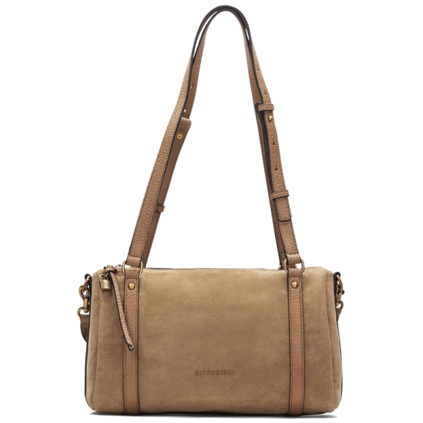 Hispanitas BI264936 SUEDE-I26 HONEY torebka damska beżowa