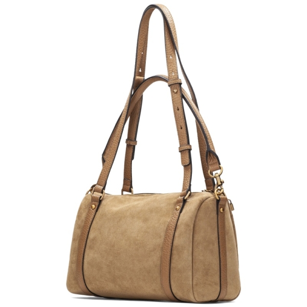 Hispanitas BI264936 SUEDE-I26 HONEY torebka damska beżowa