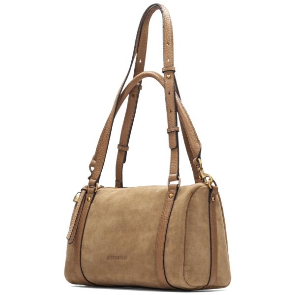 Hispanitas BI264936 SUEDE-I26 HONEY torebka damska beżowa