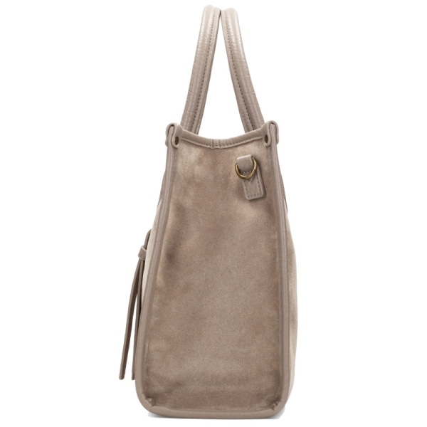 Hispanitas BI265022 SUEDE-I26 CASTORO torebka damska beżowa