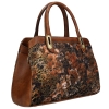 Laura Vita ARAMIS 11 ZC230104-Q CAMEL torebka damska brązowa w kwiaty