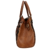 Laura Vita ARAMIS 11 ZC230104-Q CAMEL torebka damska brązowa w kwiaty