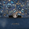 Laura Vita ASTRY 06 HM1874-7H BLEU torebka damska granatowa w kwiaty