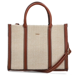 Rieker H1013-60 BEIGE torebka damska EKO ecru