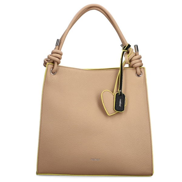 Rieker H1308-60 BEIGE torebka damska beżowa