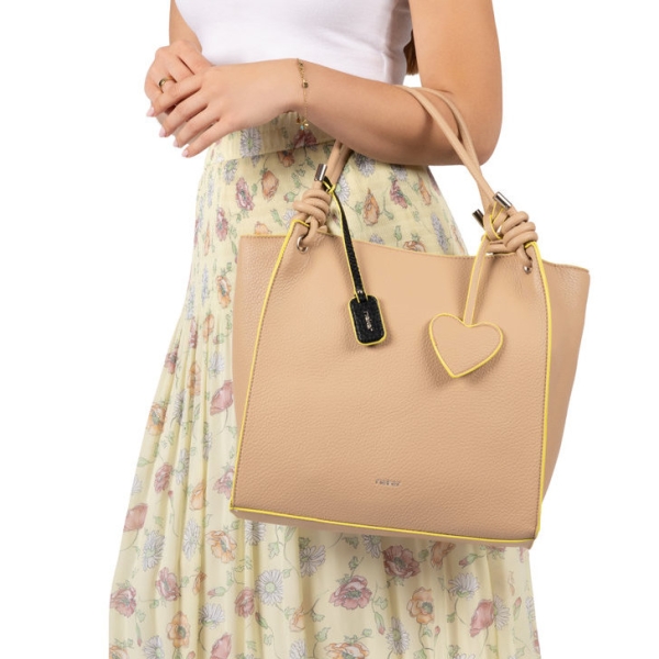 Rieker H1308-60 BEIGE torebka damska beżowa