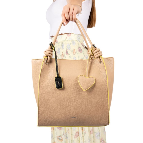 Rieker H1308-60 BEIGE torebka damska beżowa