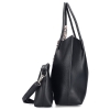 Rieker H1399-00 BLACK torebka damska EKO czarna 2in1