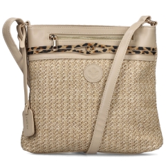 Rieker H1519-65 BEIGE COMBINATION torebka damska EKO beżowa