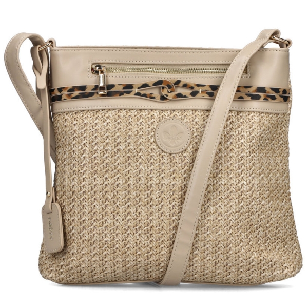 Rieker H1519-65 BEIGE COMBINATION torebka damska EKO beżowa