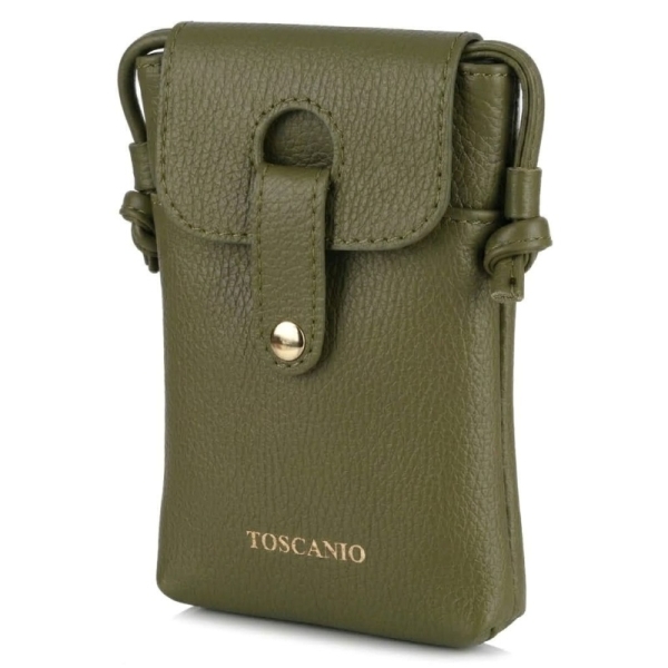 Toscanio H57 ZIELEŃ OLIWKA D74 torebka damska skórzana oliwkowa