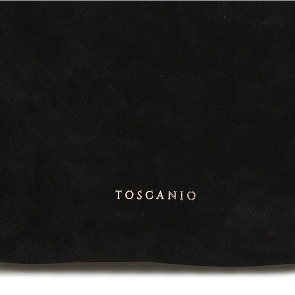 Toscanio TOS G100 CZARNY torebka damska skórzana czarna