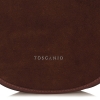 Toscanio TOS G115 BRĄZ D21 torebka damska skórzana brązowa