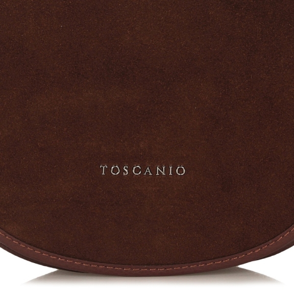 Toscanio TOS G115 BRĄZ D21 torebka damska skórzana brązowa