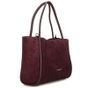 Toscanio TOS G162 BORDO D54 torebka damska skórzana burgundowa