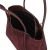 Toscanio TOS G162 BORDO D54 torebka damska skórzana burgundowa