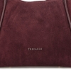Toscanio TOS G162 BORDO D54 torebka damska skórzana burgundowa