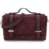 Toscanio TOS G190 BORDO D54 torebka damska skórzana burgundowa