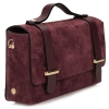 Toscanio TOS G190 BORDO D54 torebka damska skórzana burgundowa