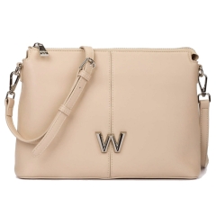 Wonders WB-54022 COMB. BEIG torebka damska beżowa/kremowa