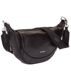 Wonders WB-55030 BLESK NEGRO torebka damska czarna