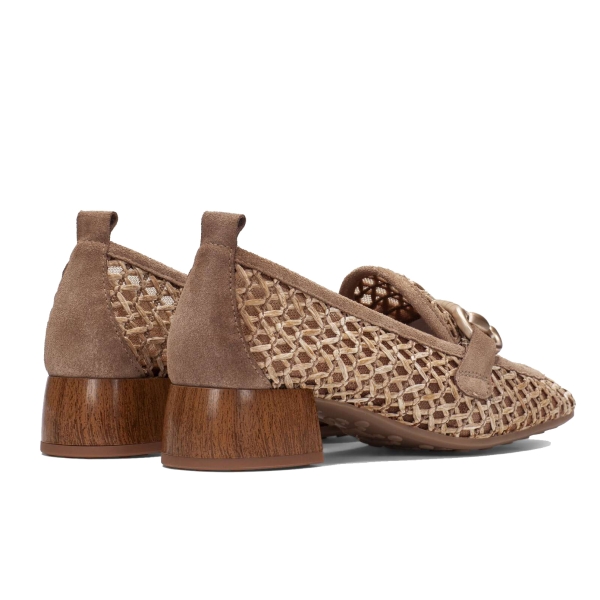 Mokasyny damskie na obcasie Hispanitas RHV264828 MARRAKECH-V26 DESERT